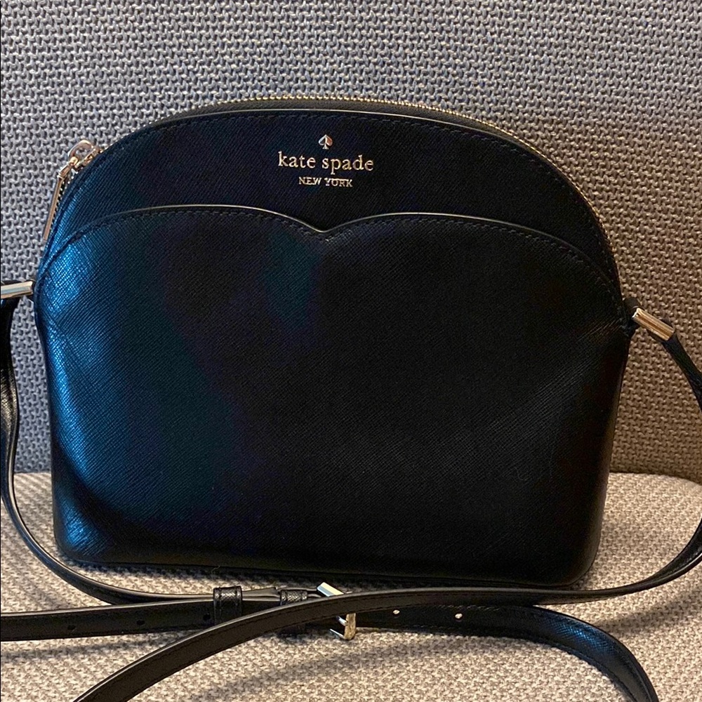 Kate Spade Black Leather Crossbody Bag